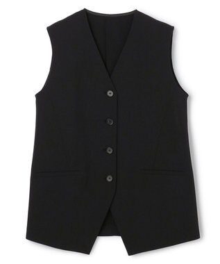 uncrave クールタッチツイル ジレ ブラック