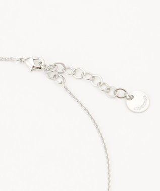 J.PRESS LADIES ビジューリング ネックレス シルバー系