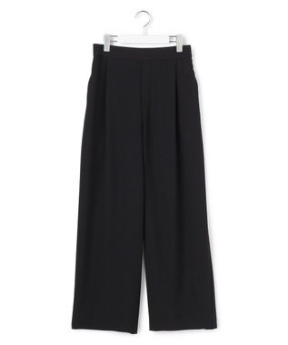 23区 【WEB&一部店舗限定】ストレッチジョーゼット ワイドパンツ ブラック系