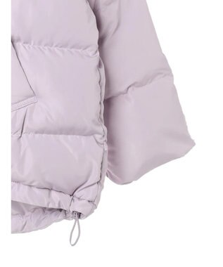 earth music&ecology フーディー中綿ブルゾン Pink