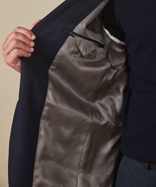 GOTAIRIKU 【御幸毛織/オリジナル素材】Super160’S 定番 ネイビーブレザー(25年秋冬モデル) ネイビー系