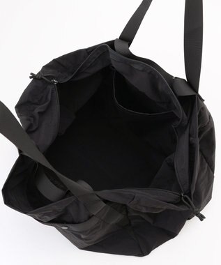 LA BAGAGERIE 【MONICA】ダブルハンドル　パッカブルビッグバッグ ブラック