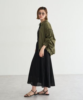 YECCA VECCA ドライタッチシアーキュロットパンツ Black