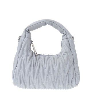 earth music&ecology ウエーブキルトショルダーバッグ Light Gray