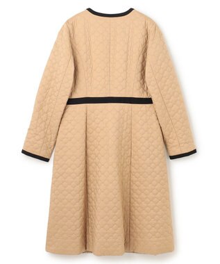 TOCCA 【消臭・洗える】CLOVER CARPET キルト中綿ロングコート ベージュ系