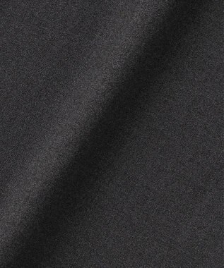 J.PRESS LADIES ジョーゼット裏起毛 ワイド パンツ チャコール×ネイビー系