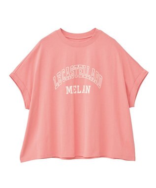 Green Parks 袖折り返しカレッジＴシャツ Pink