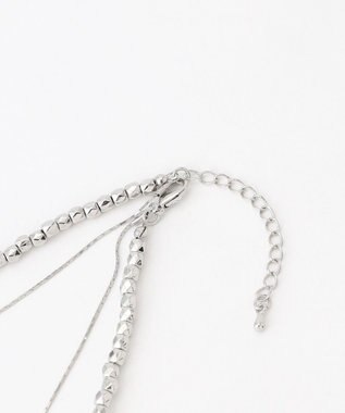 ANY ２連メタルチェーンネックレス シルバー