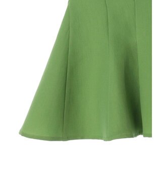 Green Parks AnriettMusee ノースリーブタックペプラムブラウス Green