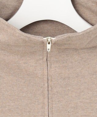 J.PRESS YORK STREET 【UNISEX】ヘビー天竺ハーフジップ スウェット アイボリー系