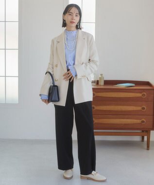 WEGO 【ANGIE VINTAGE/S/Mサイズ展開 / オケージョン対応 / セレモニー対応】ゴールドボタン テーラードジャケット / 金ボタン ダブル ブレザー ホワイトアイボリー