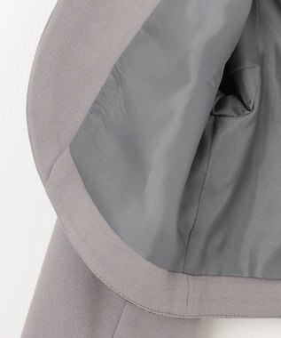 ANY KIDS ボレロ付き ワンピース グレー×ネイビーチェック