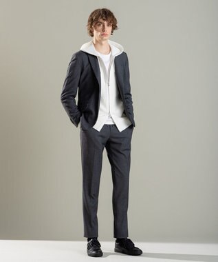 JOSEPH HOMME ヴィスコースリンクスジャガード　パーカ ホワイト系