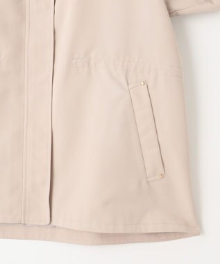 ANY SIS L 【撥水】フーディショート ブルゾン ライトベージュ