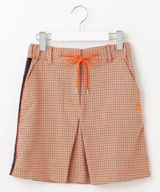 PW CIRCULUS 【WOMEN】CLASSICAL×SPORTY チェック柄スカート オレンジ系5