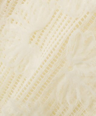 Green Parks レース刺繍プルオーバー Ecru