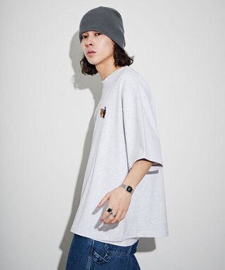 WEGO 【ユニセックス着用ITEM】別注ベンデイビスワンポイントT オートミール