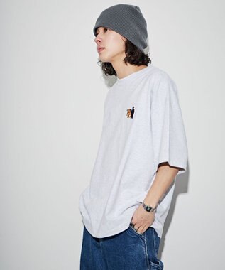 WEGO 【ユニセックス着用ITEM】別注ベンデイビスワンポイントT オートミール