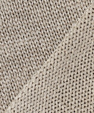 23区 S 【洗える】ブライトリリーヤーン クルーネック ニット ベージュ系