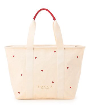 TOCCA 【chayさん着用・WEB＆一部店舗限定】LUCKY SHOWER TRAVELING TOTE トラベルキャンバストート レッド系1