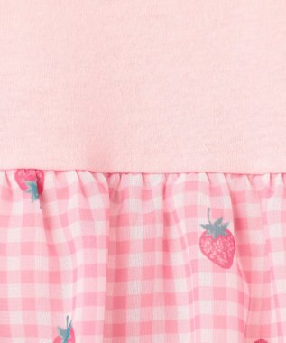 ANY KIDS ひらひら バックシャンTシャツ ピンク