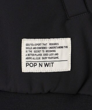 PW CIRCULUS 【3層レイヤー構造ボンディング×中綿キルティング】【MEN】中綿プルオーバー ゴルフ ブラック系