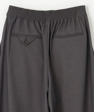 NAVE 【ReNAVE・洗える】4タックワイドパンツ グレー系