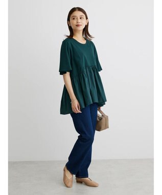 Green Parks ストレートデニムパンツ One Wash