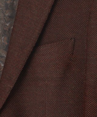 JOSEPH ABBOUD 【軽量/ストレッチ/JAPANファブリック】 ミックス カラーツィード ジャケット ブラウン系