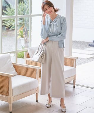 ANY SIS 【美人百花7月号掲載】ビット付きレディライク パンプス グレージュ