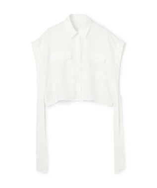 GRACE CONTINENTAL ショートポンチョシャツ ホワイト