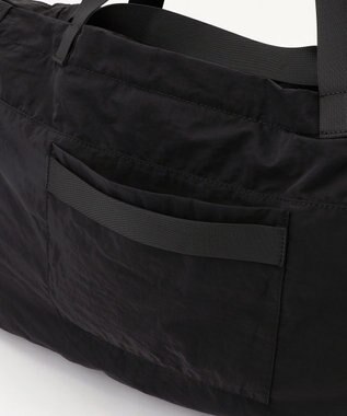 LA BAGAGERIE 【MONICA】ダブルハンドル　パッカブルビッグバッグ ブラック