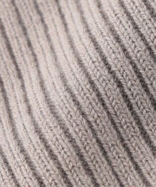 自由区 【洗える】ウールブレンドバルキー アームウォーマー ライトグレー系