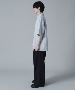 WEGO トロミBIGシャツ（S） ライトグレー