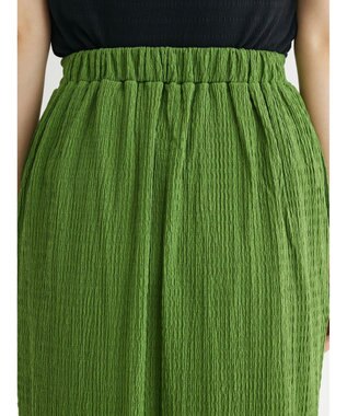 Green Parks ふくれＪＱ　Ｉラインスカート Green