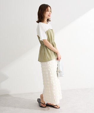 Green Parks ビスチェドッキングカットプルオーバー Khaki