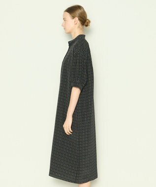 JOSEPH 【洗える】アクロスプリント　ドレス Black