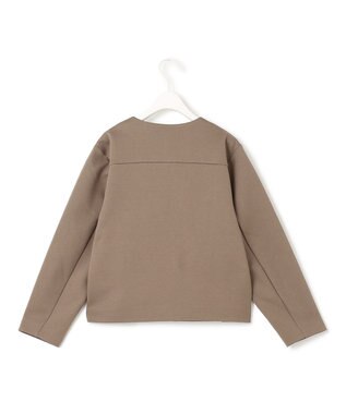 ICB L 【WEB限定・洗える】 コットンダンボール ブルゾン ブラウン系