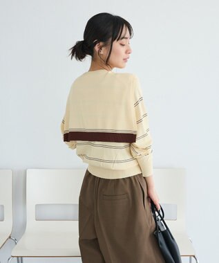 CRAFT STANDARD BOUTIQUE ニットストール+プルオーバー Border