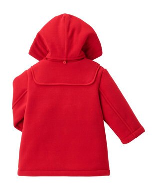 MIKI HOUSE HOT BISCUITS 【80-120cm】 フリースボンディング ダッフルコート 赤