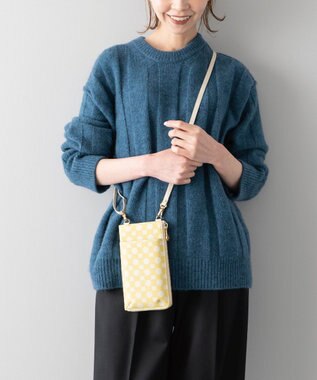 MIYABIYA La quoh with kirakaracho 南蛮七宝プリントレザー スマホポシェット