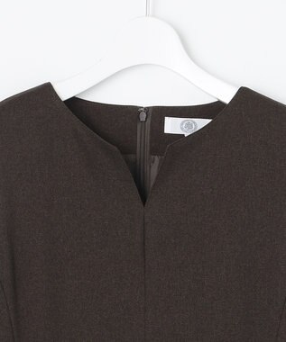 J.PRESS LADIES LANTECシャークスキン ジャンパースカート ブラウン系