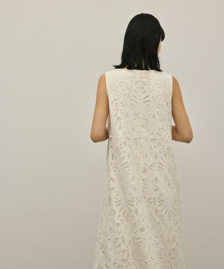 GRACE CONTINENTAL フラワーカットワークワンピース キナリ