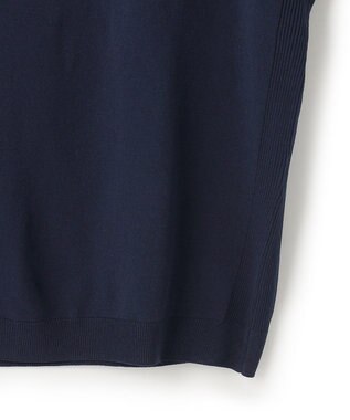 23区 【洗える/好評につき新色追加】レーヨンポリエステルストレッチ プルオーバー ニット ネイビー系