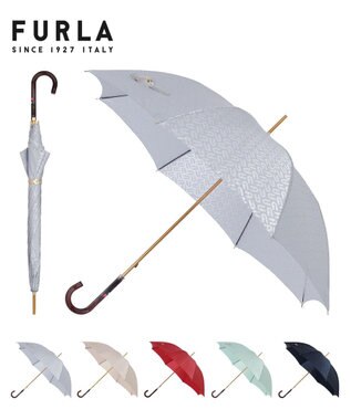MOONBAT FURLA 長傘 モノグラムジャガード UV 日本製
