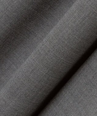 23区 L 【エステータ】ウールトロドライストレッチ カシュクールシャツ ワンピース グレー系