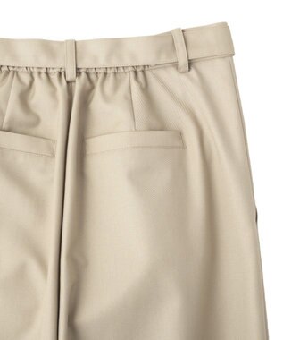 YECCA VECCA ベルト付きカーヴィーパンツ Beige