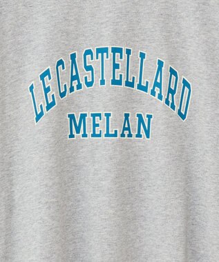 Green Parks 袖折り返しカレッジＴシャツ Gray Mixture