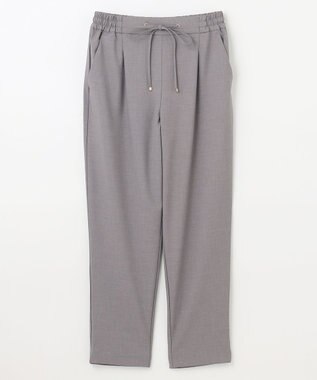ANY 【ウエストゴム/ストレッチ/セットアップ可】イージィケアストレッチテーパードパンツ グレー