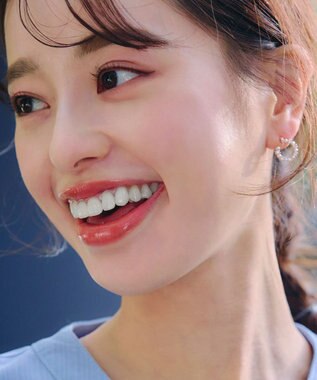 Tiaclasse 【金属アレルギー対応】ストーンサークルピアス ピンクゴールド